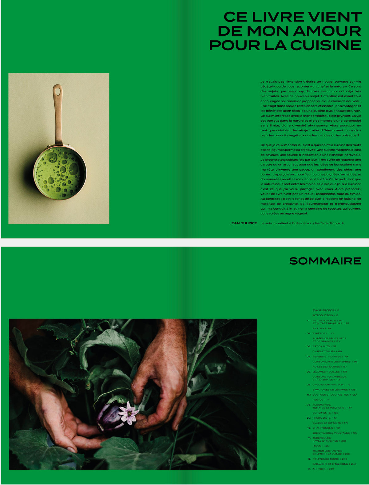 100 créations culinaires inspirées par la terre et le vivant, Jean Sulpice, Franck Juery, Georges Riu