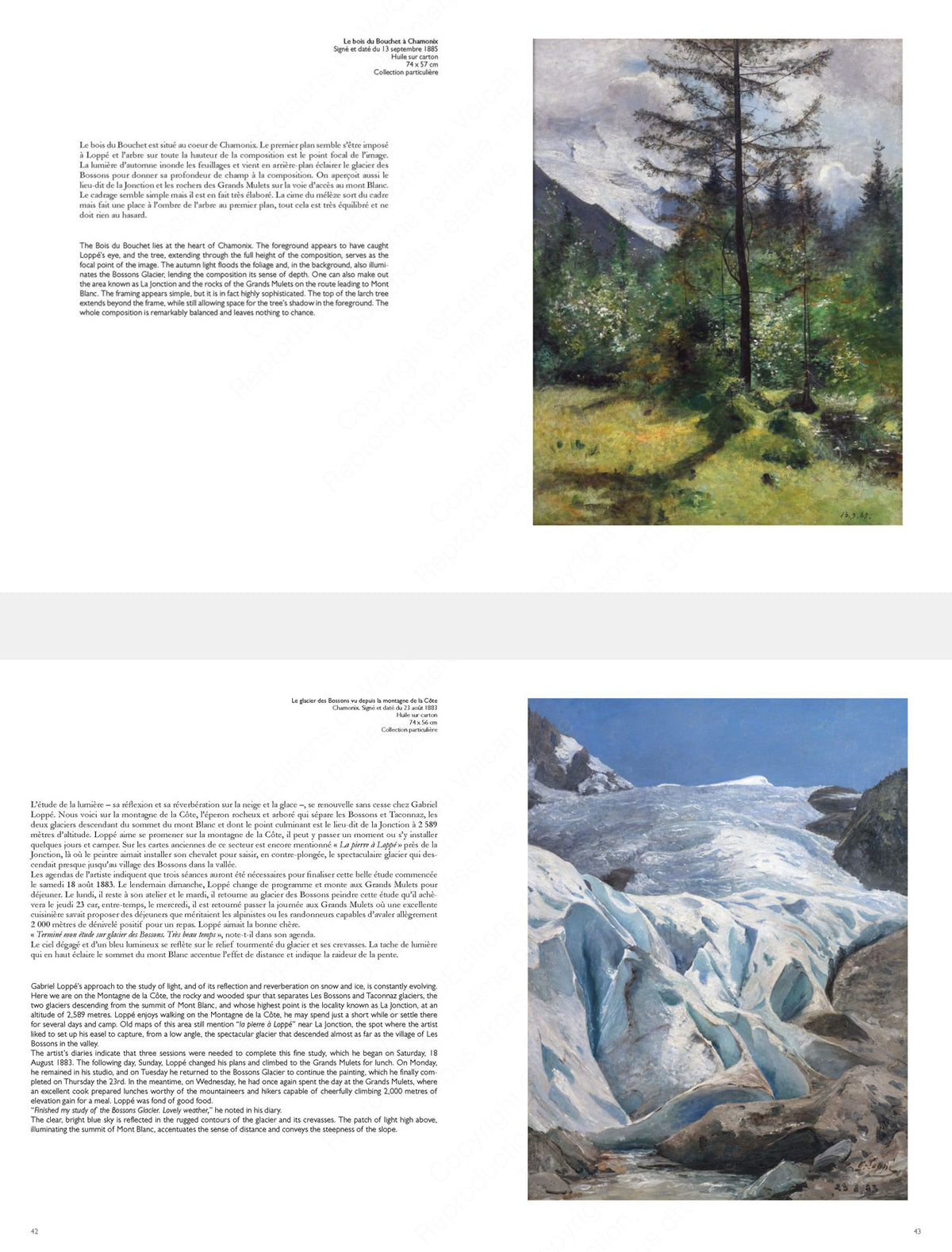 Les glaciers de Gabriel Loppé, Anne Friang-Loppé