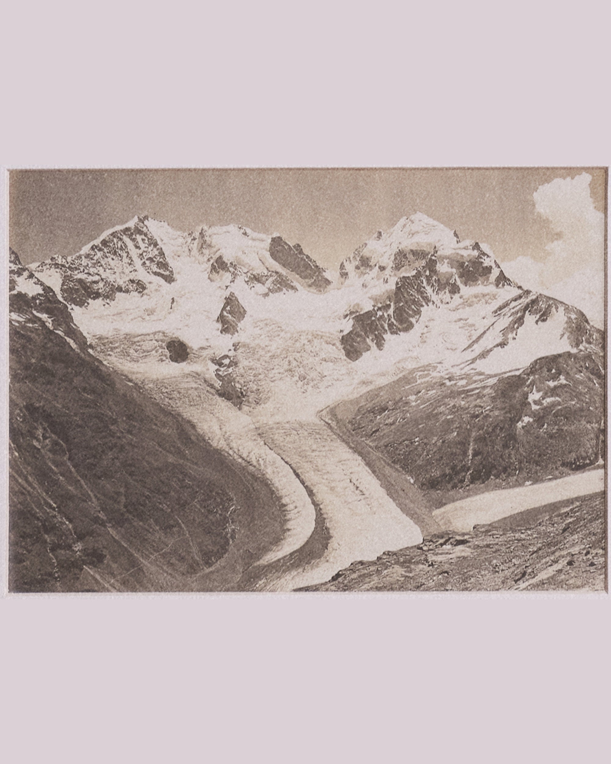 Glacier Roseg, Suisse