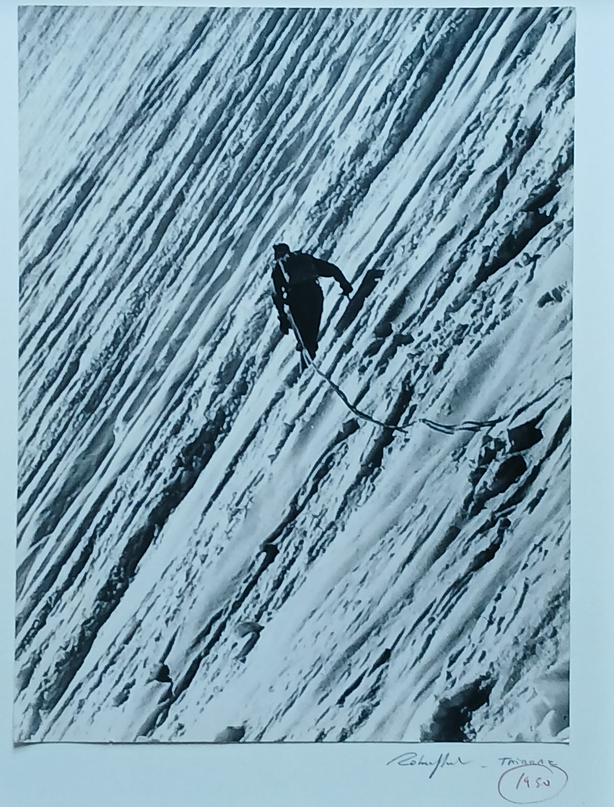 Gaston Rébuffat – photo encadrée 006 - Tairraz
