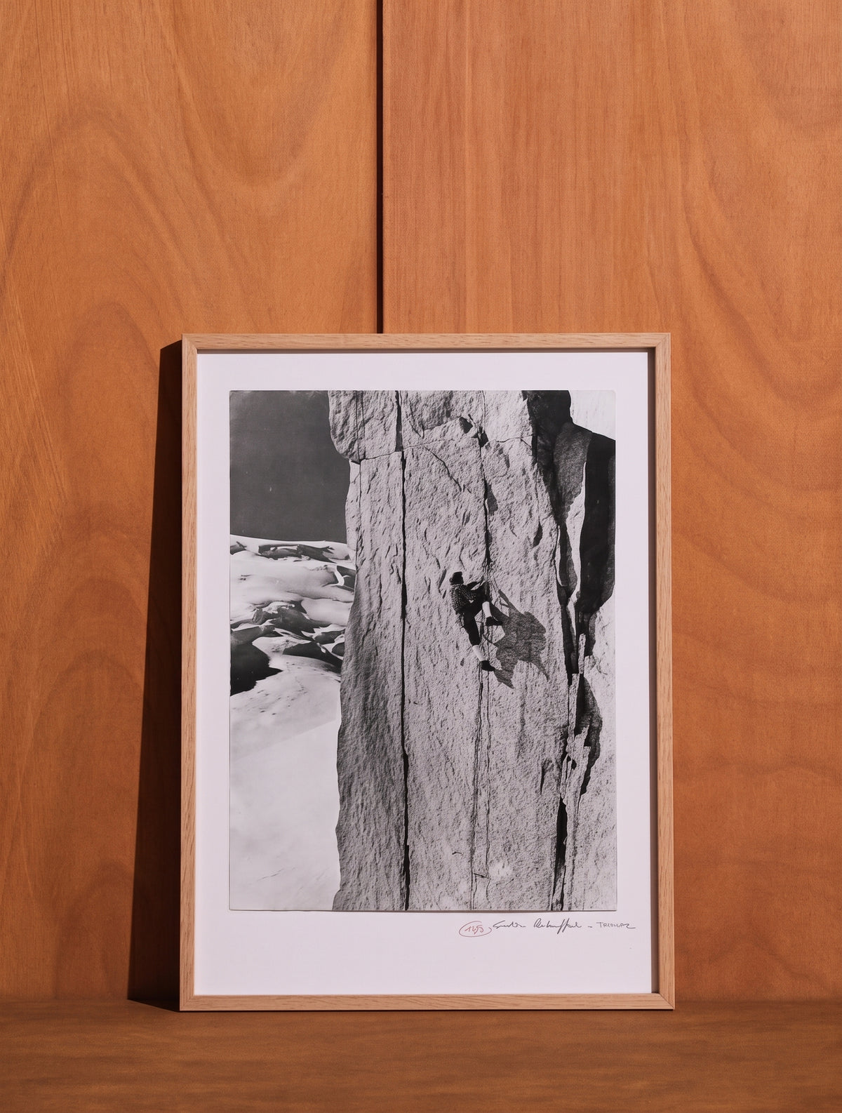 Gaston Rébuffat – photo encadrée 002 - Tairraz