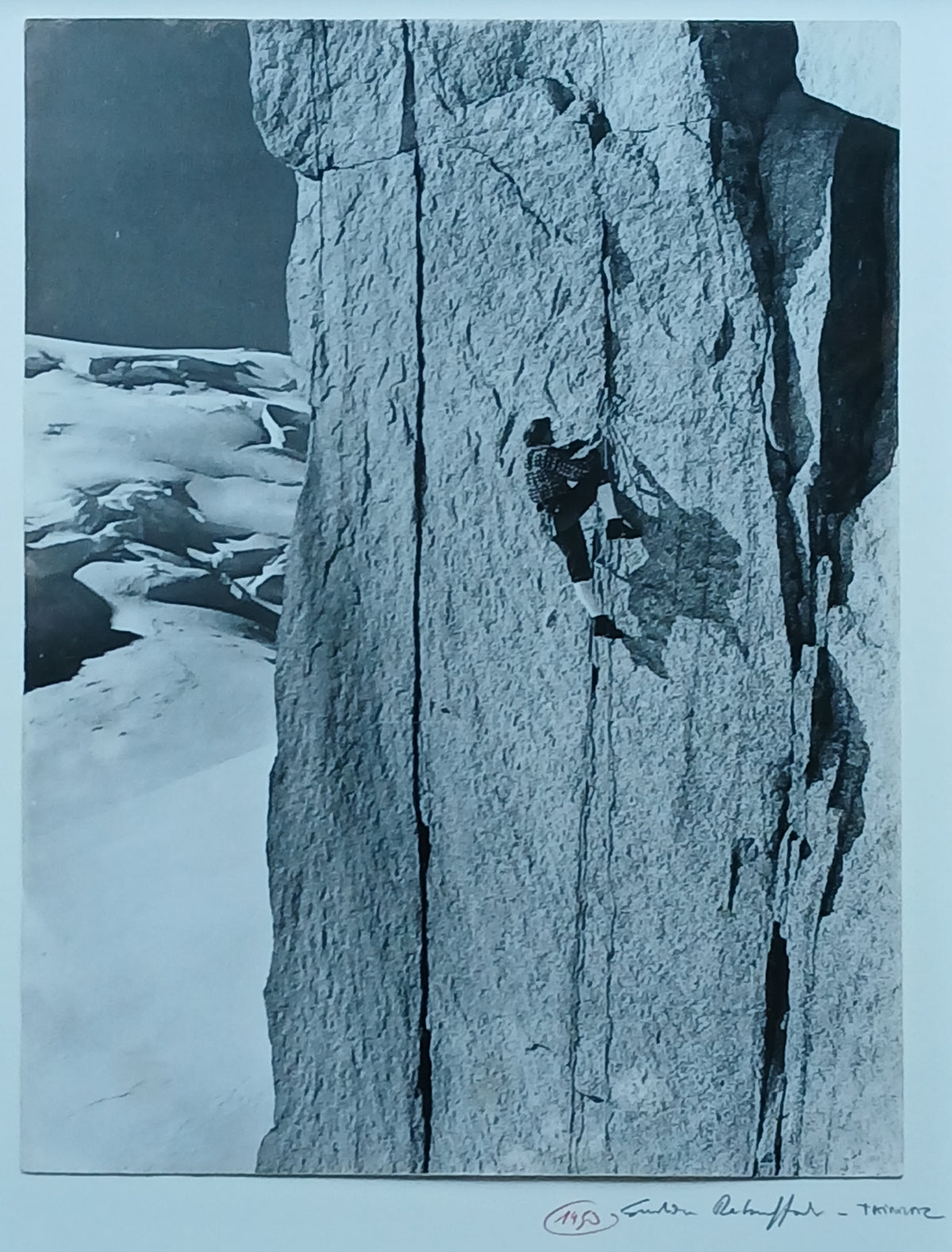 Gaston Rébuffat – photo encadrée 002 - Tairraz