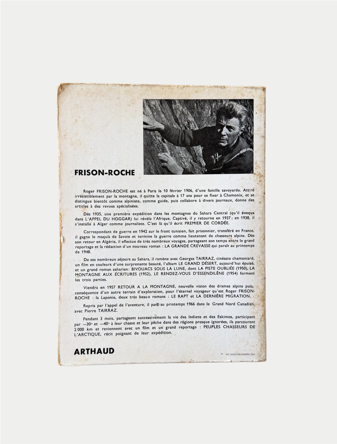 Premier de cordée, Frison-Roche-3