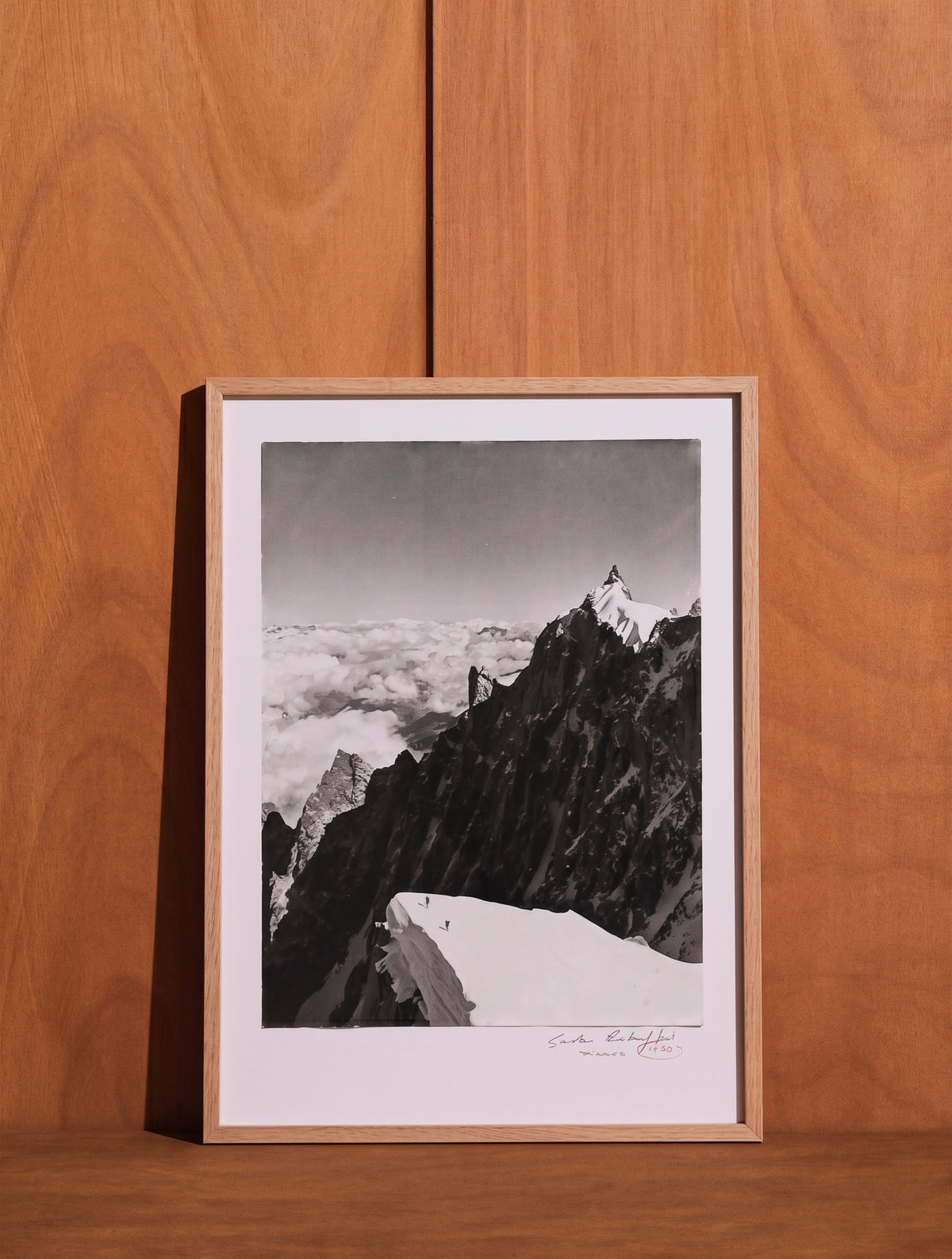 Gaston Rébuffat – photo encadrée 003 - Tairraz