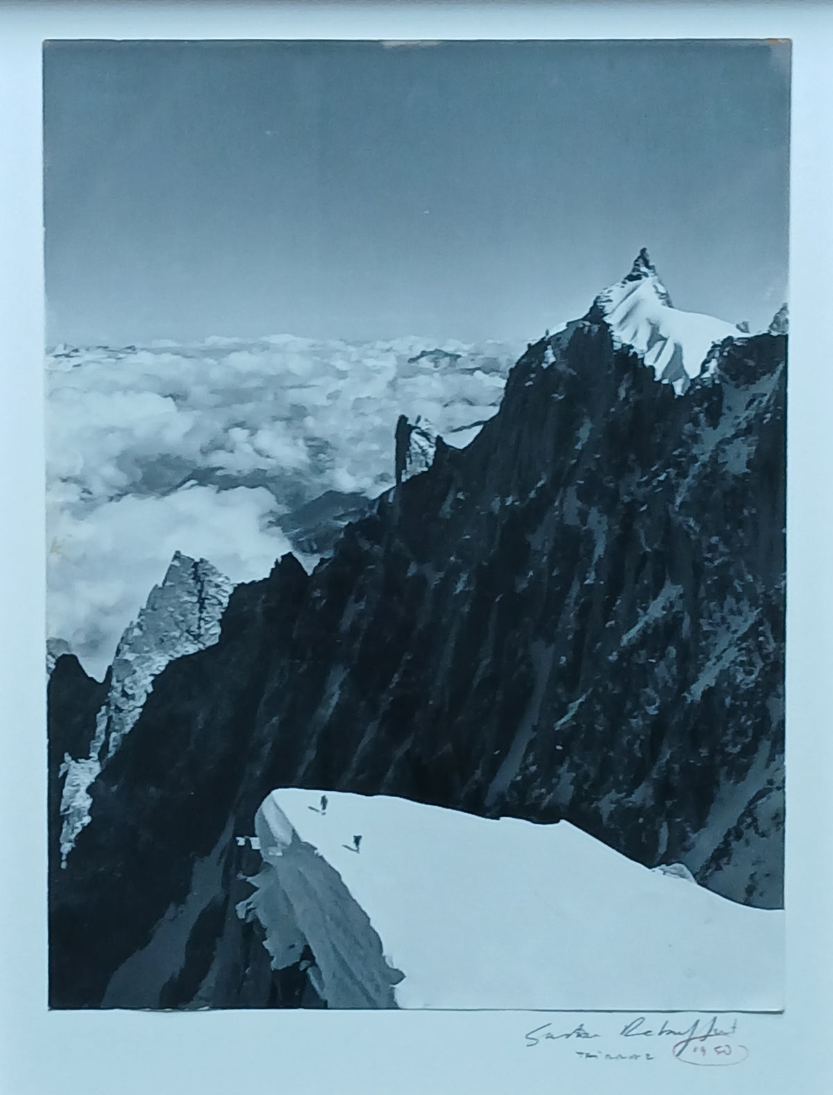 Gaston Rébuffat – photo encadrée 003 - Tairraz