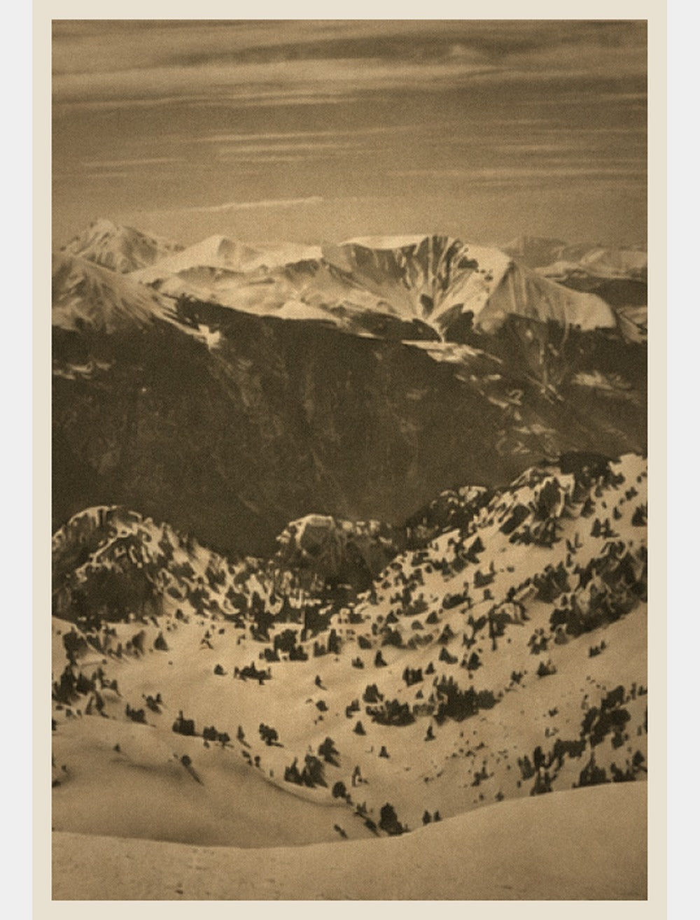 Montagnes d'hiver