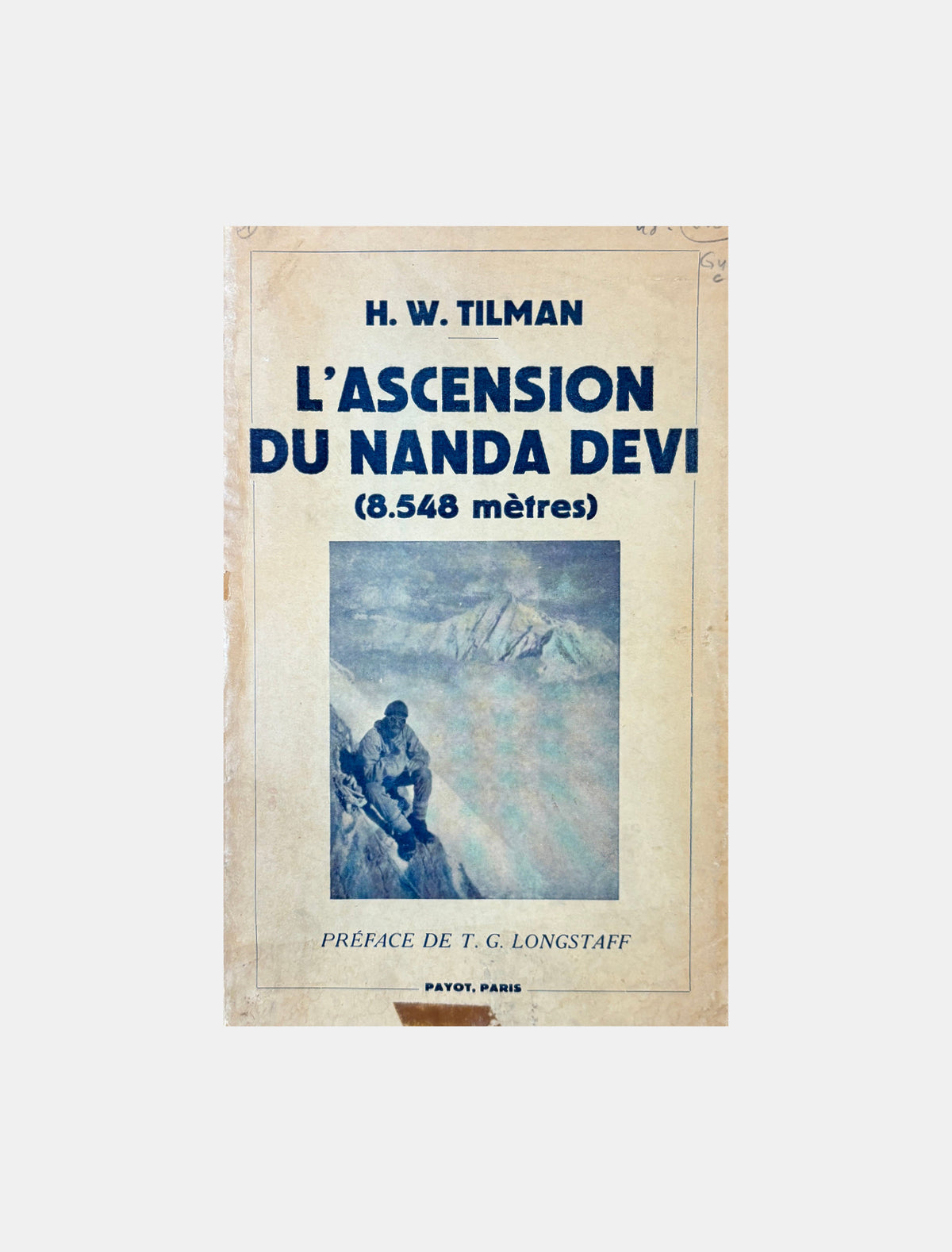L’Ascension du Nanda Devi - H. W. Tilman-1