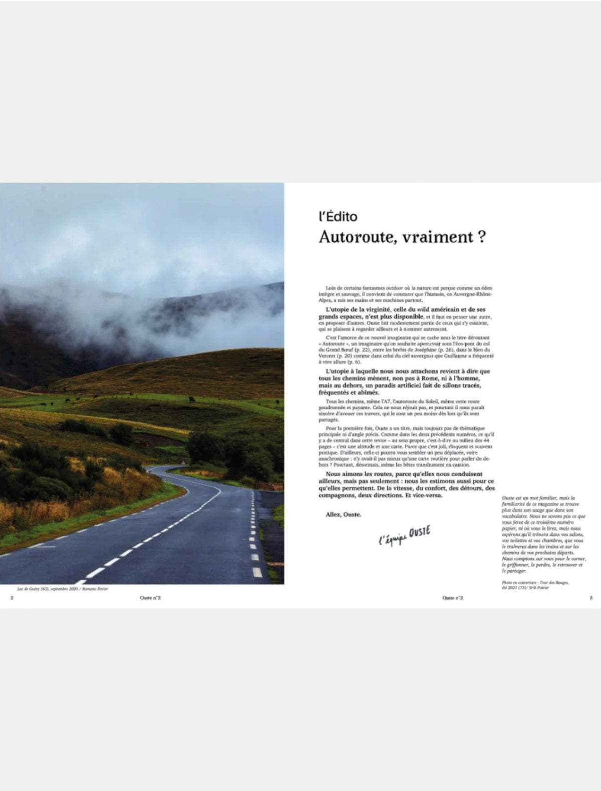 Ouste n°2, Autoroute