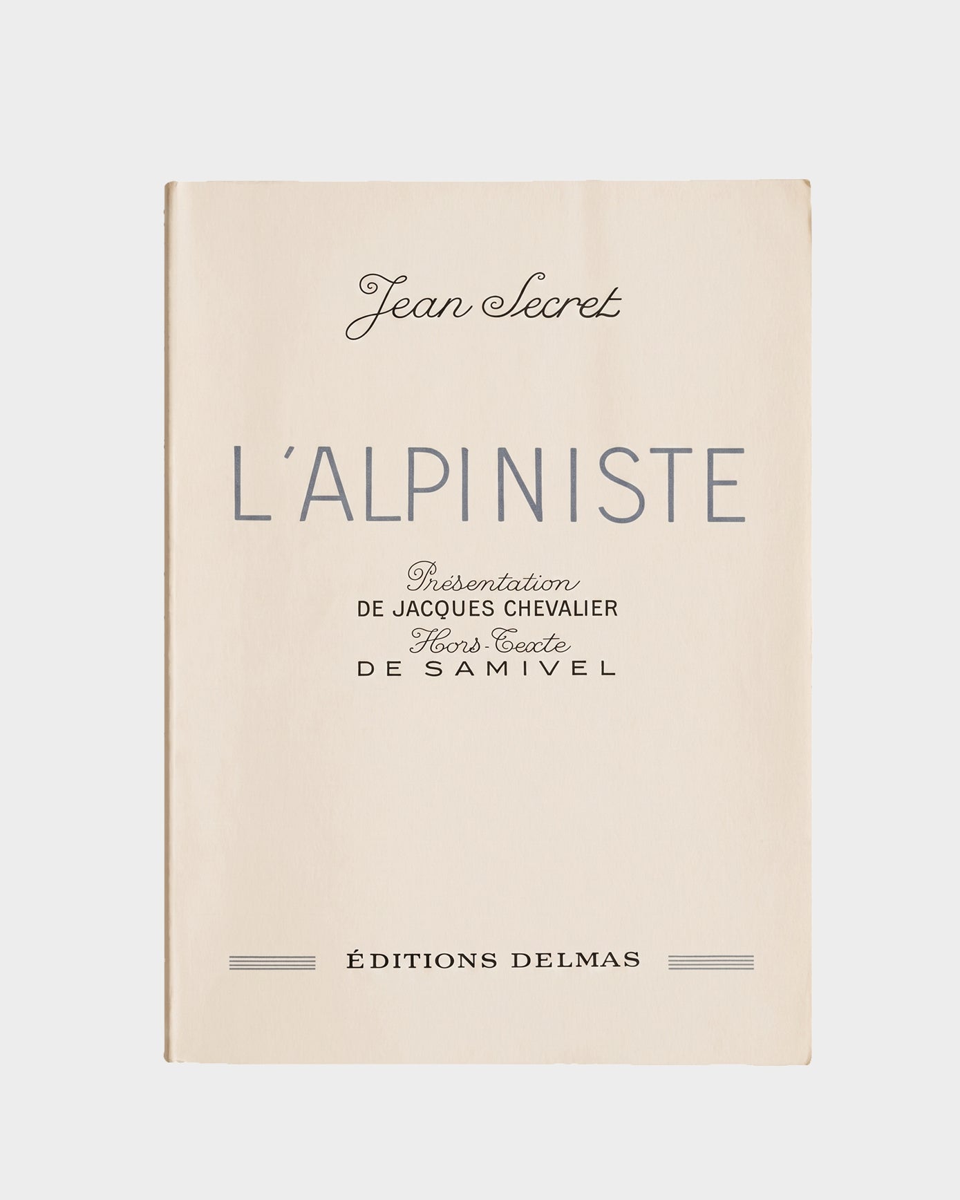 L'alpiniste, Jean Secret