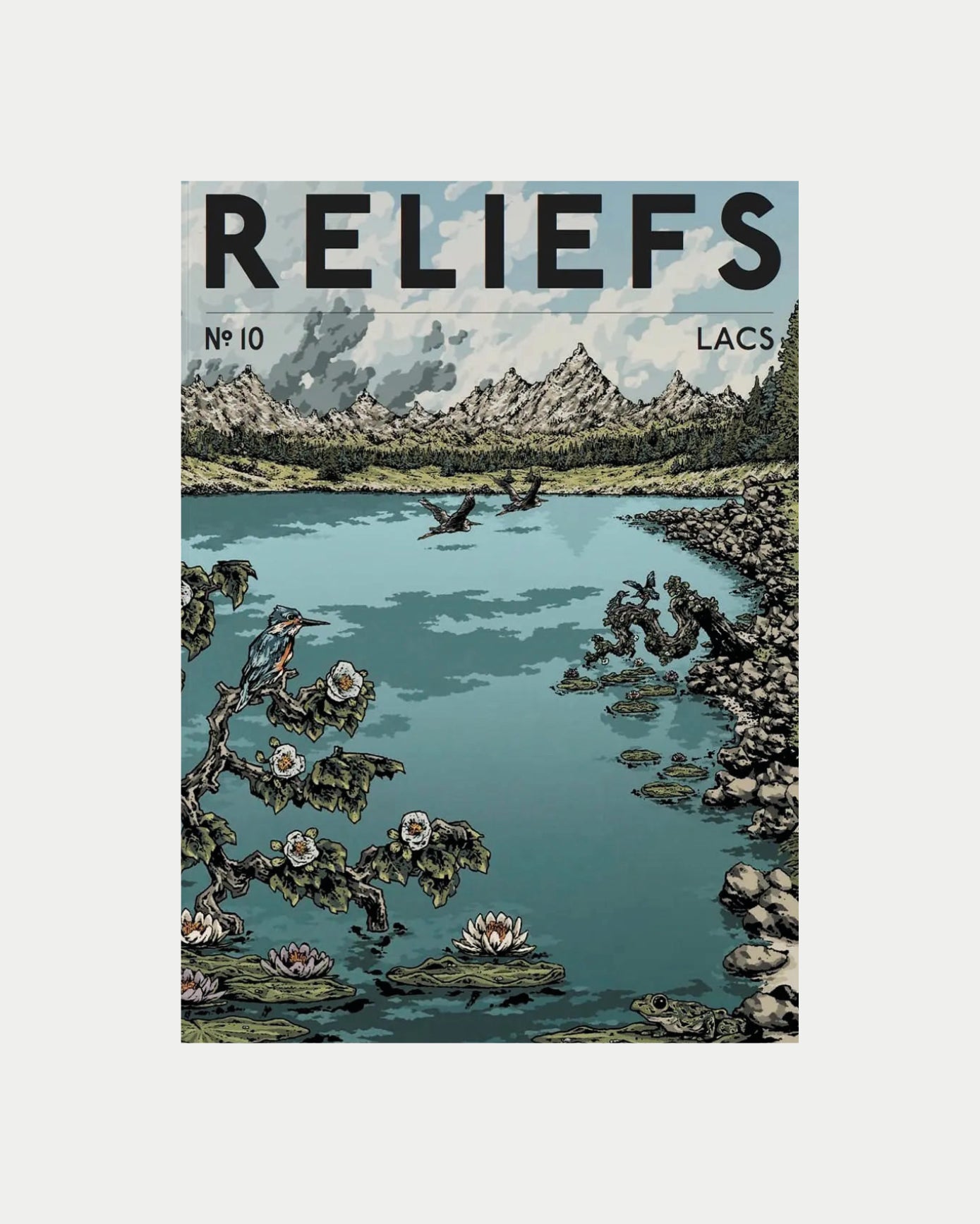 Lacs, Reliefs