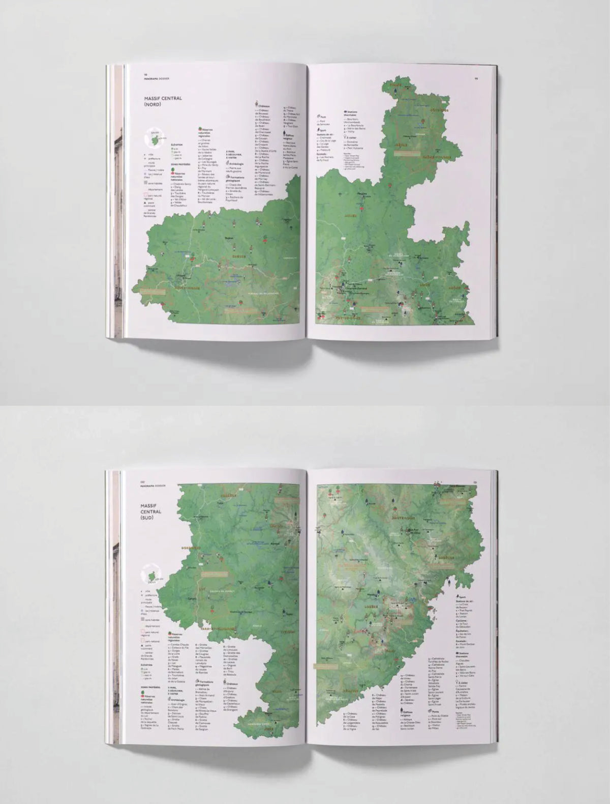 Massif central, Reliefs-4