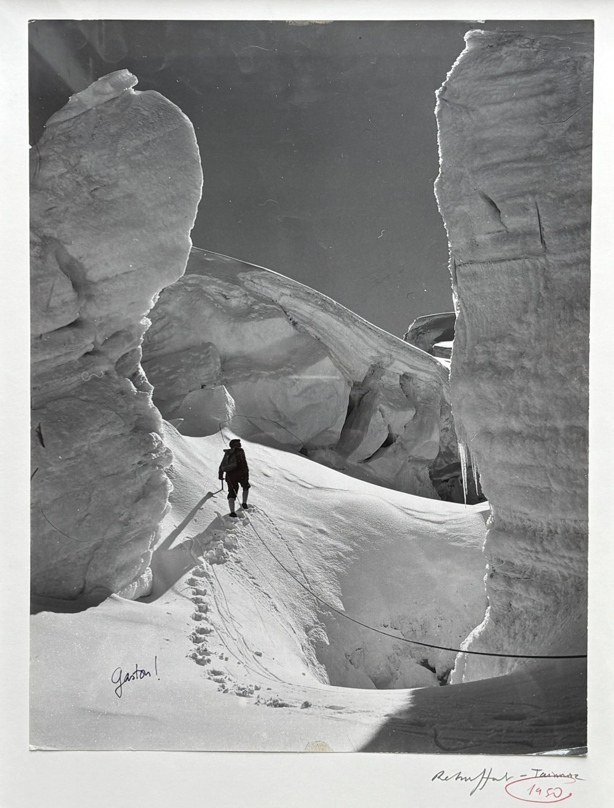 Gaston Rébuffat – photo encadrée 004 - Tairraz